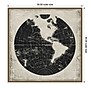 Amanti Art World News Map I by Elizabeth Medley Framed Canvas Wall Art Print, 30" x 30" (A42678299863)~#|#~168F1F73-05E4-46A6-B7357CCB72386D23_sc7