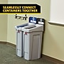 Rubbermaid Slim Jim Single-Stream Recycling Station, 23 Gallon, Gray/Black (2185053)~#|#~16917E42-CBA8-4401-8856A5A1A9A892BA_sc7