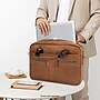 SaharaCase Leather Briefcase, Laptop Compatible, Light Brown (LT00083)~#|#~16949ED6-8C20-4F2D-B61C3131CFF13525_sc7