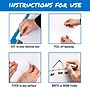 Mind Reader Adhesive Dry-Erase Whiteboard Roll with Dry Erase Markers, 24" x 10' (DWBER-WHT) ~#|#~1696AB2E-2971-49BF-A765511665ACE057_sc7