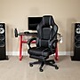Flash Furniture 52"W Gaming Desk with Black Reclining Back/Arms Gaming Chair with Footrest, Black (BLNX40RSG1030BK)~#|#~169B33E6-6326-45E9-8F16B66C2A21EA17_sc7