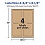 Avery Laser/Inkjet Rectangle Multipurpose Labels, 4.75" x 3.5", Kraft Brown, 400 Labels/Box ( 94127)~#|#~16A124F7-32B4-4662-93A5F00C97CB012B_sc7