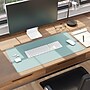 Smead Medium Vegan Leather Anti-Slip Desk Pad, 31.5" x 15.7", Light Blue (SMD64835)~#|#~16A15F2D-6AB5-4FA5-B1363315A17475F7_sc7