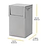Whitmor Hamper with Lid, Fabric, Gray (578414335ALYPDQ)~#|#~16B26020-9A0B-4BBD-8EFCE13077E75BD1_sc7
