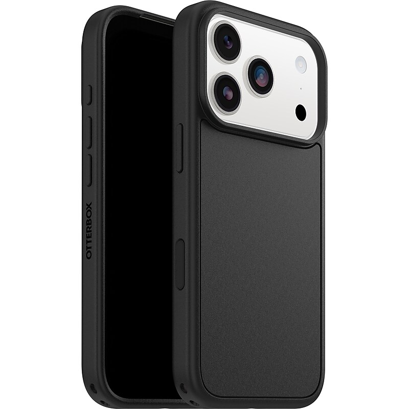 OtterBox Symmetry Series MagSafe Case for iPhone 17 Pro, Shock Absorbing, Black (77-99431) image 1