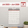 2025-2026 Staples 8" x 11" Academic Monthly Calendar, Gray/Red (ST62815-25)~#|#~16B5E7E0-2946-437D-B72E30B660E6F859_sc7