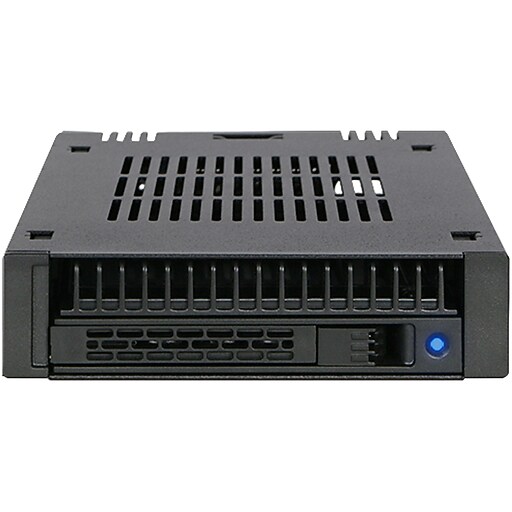 Icy Dock ExpressCage 2.5" External SATA/SAS Hard Drive Enclosure, SSD/HDD, Black (MB741SPB