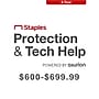 Staples 4-Year Computer/Tablet Accident Protection & Tech Help Plan, $600-$699.99~#|#~16BFC6B3-A58C-4E5E-AC66B3156BC5422C_sc7
