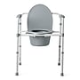 Medline 3-in-1 Commode, Fixed Arms, Back Bar, Steel Frame, 350 lb. Capacity (G1-200X1)~#|#~16C3AED6-2E1A-493B-915C64BABEB2BF12_sc7