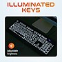 Delton KB20 Large Button/Key Keyboard with Backlight, Black (DBKBG20)~#|#~16C464B8-80F3-4E23-A5021A0896EC2B4B_sc7