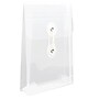 JAM Paper Premium Plastic Filing Envelope with Button & String Closure, 4 1/4" x 6 1/4", Clear, 3/Pack (473B1CLX3)~#|#~16C737AE-1178-47AA-B29CDACFBE9A5C27_sc7