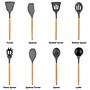 MegaChef Cooking Utensil Set, Gray, 9 Piece (937114356M)~#|#~16CA787E-66DC-4C83-B6FE22666F4277A1_sc7