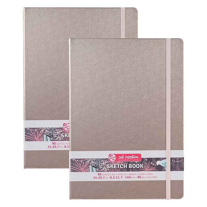 Talens Art Creation 8.3" x 11.7" Sketch Book, 80 Sheets/Book, 2/Bundle (TLN9314243M-2) image 1