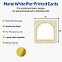 Avery Square Integrated Cards, Matte White, 100/Pack (19479371047)~#|#~16D377A1-107A-4474-8AF5FF7A80129427_sc7