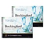 St Cuthberts Mill Bockingford 10" x 7" Spiral Bound Watercolor Sketch Pad, 12 Sheets/Pad, 2/Bundle (STCT47030001011B-2)~#|#~16DC8DB1-8C42-4D68-AB655CA7B4A8EB7B_sc7