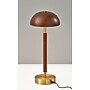 Adesso Ronny LED Cordless Table Lamp, 14.6"H, Antique Brass/Walnut Wood (3064-15)~#|#~16DF9320-FD8E-4386-A788A7525BACF99D_sc7