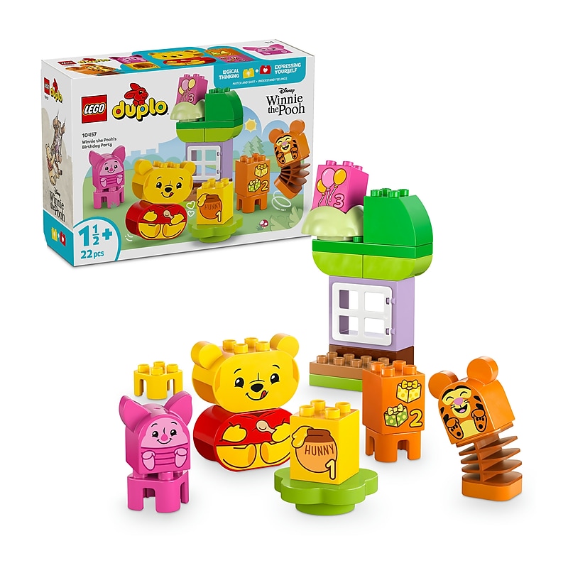 LEGO DUPLO Disney Winnie the Poohs Birthday Party, 22 Pieces (10457) image 1
