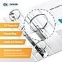 Davis Group QuickFit Heavy Duty 1 1/2" 3-Ring Standard Binders, White, 4/Pack (97120-04)~#|#~16EFBC78-6790-4B90-972A41083BE82246_sc7