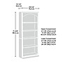 Sauder Select 71"H 5-Shelf Bookcase, Select Cherry (444774)~#|#~16F4E410-7E79-42C6-AAF65B39C921027A_sc7