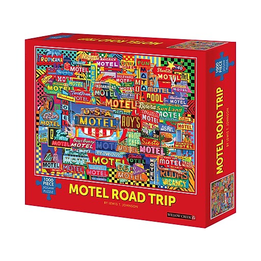 Willow Creek Motel Road Trip 1000Piece Jigsaw Puzzle (49106) Staples