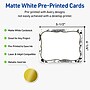 Avery Rectangle Rounded Corners Matte Blank Card, White, 20/Pack (19479371027)~#|#~16F857E9-E72B-40E8-9B5A2D50BFF2F819_sc7