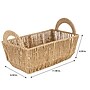 Simplify Natural Paper Rope Storage Basket with Handles, Tan (30127-ST)~#|#~17037A9B-3E80-498F-9C5B786A2BA73F54_sc7