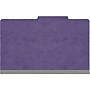 Medical Arts Press Pressboard Classification Folder, 1 Divider, 2" Expansion, Legal Size, Purple, 10/Box (DV-T52-14-3PRP)~#|#~170D62DE-F60C-447E-BDAFC124060AE82D_sc7