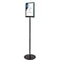 Deflect-O Document Holder, 8.5" x 11", Vertical, Freestanding, Black Acrylic (692056)~#|#~170DAA8B-8A26-498C-8F9ED9CAD028D1BA_sc7