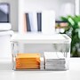 iDESIGN Large Stackable Plastic Storage Bin, Clear (28127M3)~#|#~17139E47-9549-43E2-89A10C88D76B9634_sc7