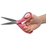 Westcott KleenEarth 8" Stainless Steel Standard Scissors, Pointed Tip, Assorted Colors, 2/Pack (14882)~#|#~1715DB9C-0537-4231-ABE2EAF8C37974AD_sc7