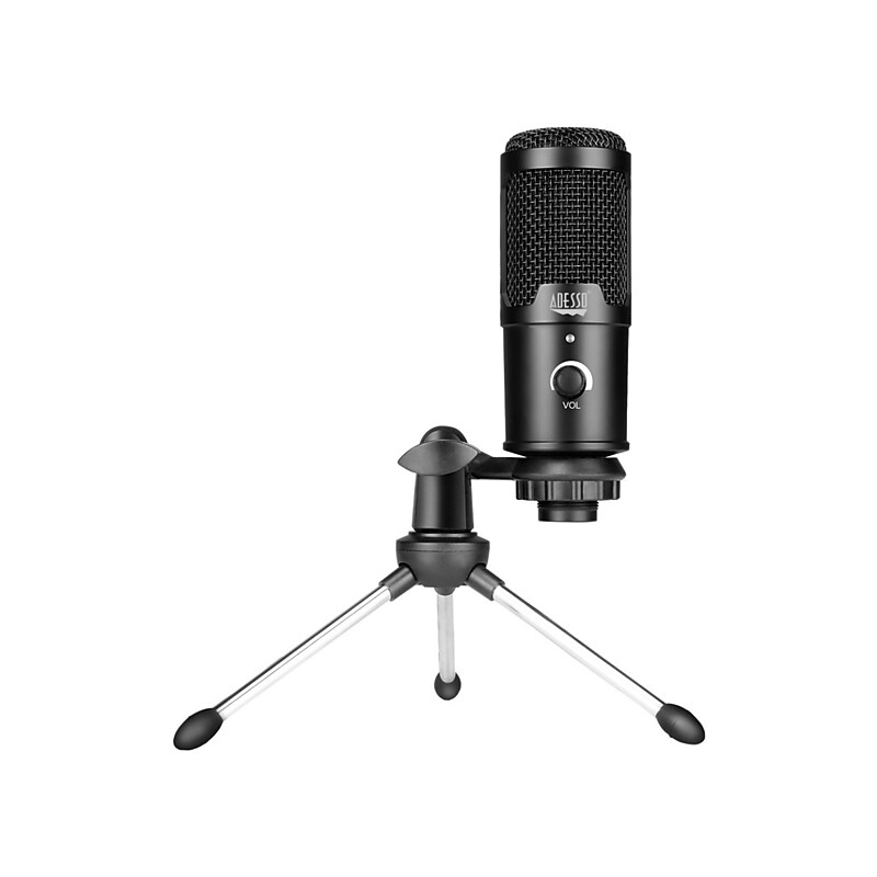 Adesso M4 Noise Canceling Condenser Microphone, Black (XTREAM M4) image 1