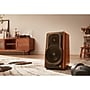 Edifier S1000W 120-Watt Bluetooth Wi-Fi Audiophile Active Bookshelf Speaker Set with 5.5-In. Woofers, Pair, Brown~#|#~171D0B42-D8A1-468F-8C8BE5C31AD94C5B_sc7