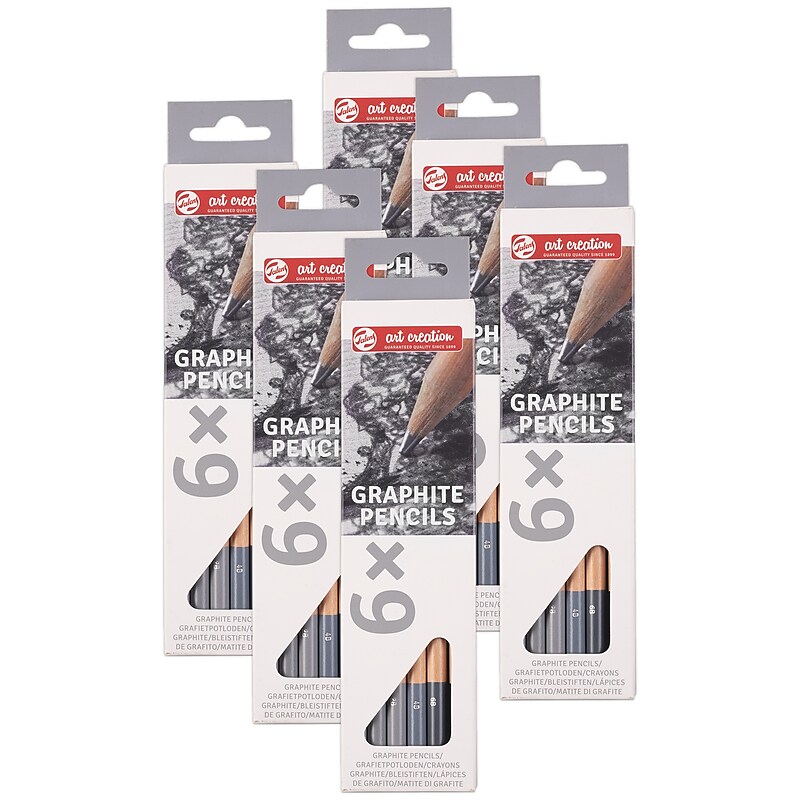 Talens Art Creation Drawing Pencils, Assorted Colors, 6/Set, 6 Sets/Bundle (TLN9028106M-6) image 1