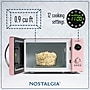 Nostalgia Retro 0.9 Cu. Ft. Countertop Microwave, Pink (NRMO9PK)~#|#~171DABA4-5B4E-40DB-886F6EE67A49F728_sc7