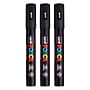 POSCA PC-5M Water Based Paint Marker, Medium Bullet Tip, Black, 3/Pack (UBCPC5MBLACK-3)~#|#~17223003-8050-49E7-857302916FED5C71_sc7