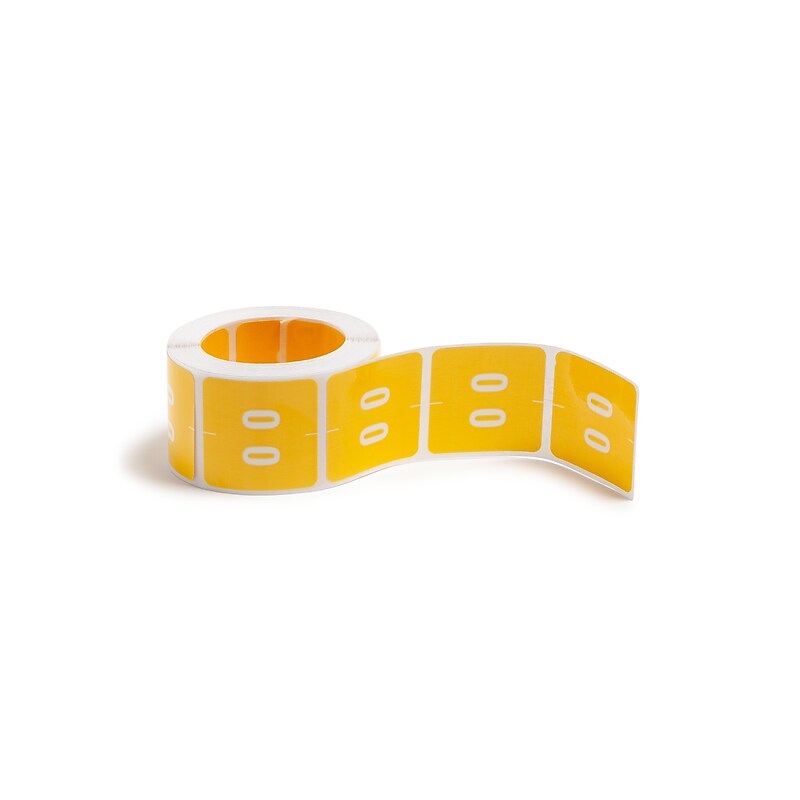 Smead DCC Labels File Folder Label, 0, Yellow, 250 Labels/Pack (67420) image 1