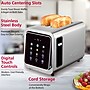 Brentwood Touch-Screen 2-Slice Digital Pop-Up Toaster, Stainless Steel (TS-228DS)~#|#~1726F8F6-A088-4190-A008BA004F9B4C5D_sc7