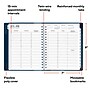 2026–2027 Staples 7" x 9" Academic Weekly and Monthly Appointment Book, Navy (ST60360-27)~#|#~17273F45-7EA3-4CDC-99311415510D3FC2_sc7