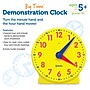 Learning Resources Big Time Learning Clock, 12-Hour Demonstration Clock, Multicolored (LER2094)~#|#~1729245B-A57F-46D3-BAA4CBB59DB57EC0_sc7