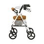 Medline Basic Steel Folding Rollator, Universal, White (MDS868SKWM) ~#|#~172ED0BC-9D85-47AE-9AC83E28AAAE9747_sc7