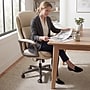 Elle Decor Rivendell AIR Lumbar Ergonomic Faux Leather Swivel Executive Chair, Cream (60124-CRM)~#|#~172F7138-7895-42C8-9DE9D9374F05561D_sc7