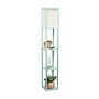 Creekwood Home Classix 62.5" 3-Tier Storage and Display LED Floor Lamp, with Feit LED Bulb, Aqua (CWF-3007-AU-LB)~#|#~17325178-9D01-497D-9D282EA789F08A97_sc7