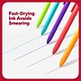 TRU RED™ Retractable Quick Dry Gel Pens, Fine Point, 0.5mm, Assorted, 12/Pack (TR54491)~#|#~17327A57-BEAF-4608-801943DFD94067CD_sc7