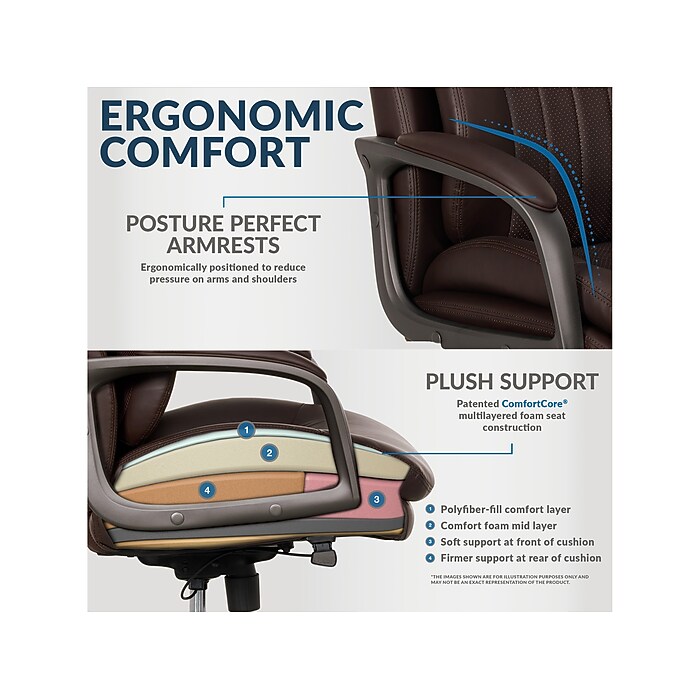La-Z-Boy Nova Ergonomic Polyurethane Swivel Executive Chair