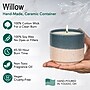 The Growing Candle Willow Mint & Eucalyptus Scent Soy Ceramic Jar Candle, 8.5 oz. (HLC-WIL-EUC)~#|#~173B7136-F1AC-484E-981AB5CFBE070188_sc7