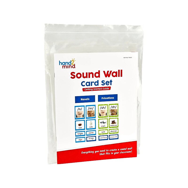 hand2mind Sound Wall Card Set (93605) image 1