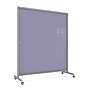 Ghent EZ Magnetic Glass Mobile Dry-Erase Whiteboard, Aluminum Frame, 75"H x 62"W, Grape (EZ1MA7562GP)~#|#~173DF43D-DAB1-4CAA-8DF61640213644E0_sc7