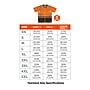 Ergodyne GloWear 8294BK High Visibility Short Sleeve Black Bottom T-Shirt, ANSI Type R Class 2, Orange, X-Small (22281)~#|#~173F24B8-DB80-4CBF-95500D232AB28BF7_sc7