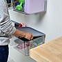 iDESIGN Wall Mounted Large Stackable Plastic Storage Bin, 8" x 15"x 12.5", Clear, 2/Pack (29170M2)~#|#~17434FDB-8755-4B68-BEA6C296AB3C1562_sc7