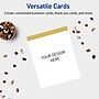 Avery Pre-Printed Gold-Dipped Edge Design Matte Blank Card, White, 20/Pack (S00-DJS)~#|#~1744C20E-8F34-4F9C-8FF4B242E8AD9B4F_sc7